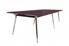 RAB2412 Rapid Air Boardroom Table 2400 X 1200 On Polished Aluminium Frame